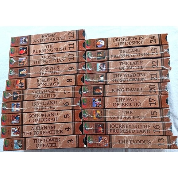 VHS Old Testament Bible Stories In the Beginning 19 Vols Animated 12 Sealed - Picture 1 of 4
